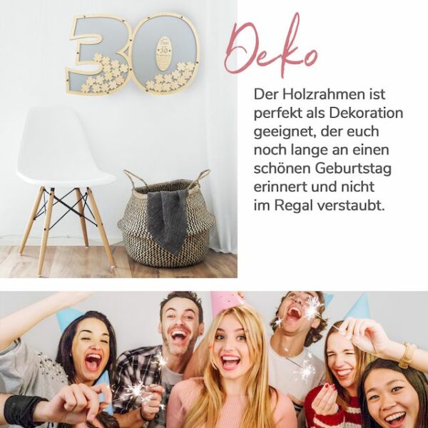 Gästebuch Zahl 30 - silber – Bild 5