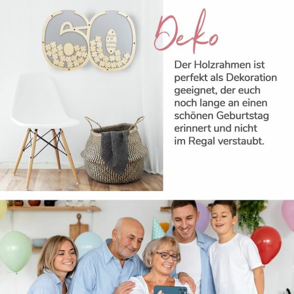 Gästebuch Zahl 60 - silber – Bild 6
